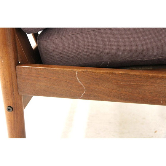 Image 1 of Fauteuil scandinave vintage en teck par Erik Wørtz pour Möbel-Ikea, 1960s