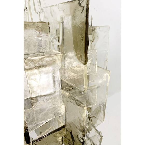 Image 1 of Suspension vintage en verre de Murano par Carlo Nason pour Mazzega, Italie 1960