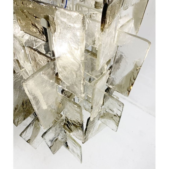 Image 1 of Suspension vintage en verre de Murano par Carlo Nason pour Mazzega, Italie 1960