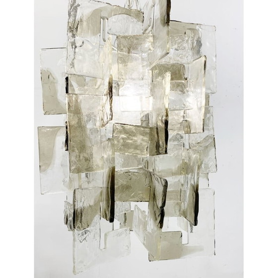 Image 1 of Suspension vintage en verre de Murano par Carlo Nason pour Mazzega, Italie 1960