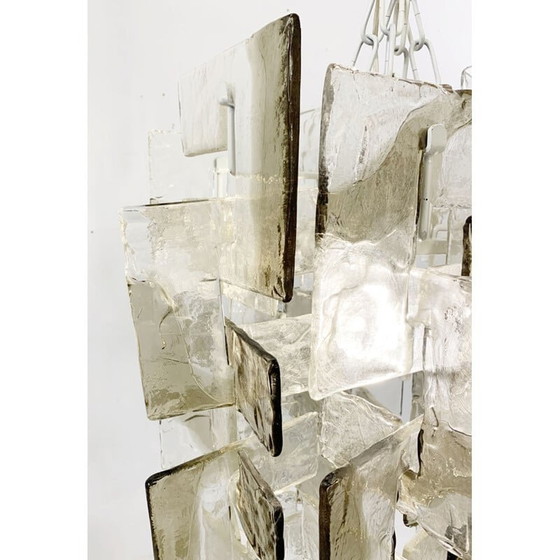 Image 1 of Suspension vintage en verre de Murano par Carlo Nason pour Mazzega, Italie 1960