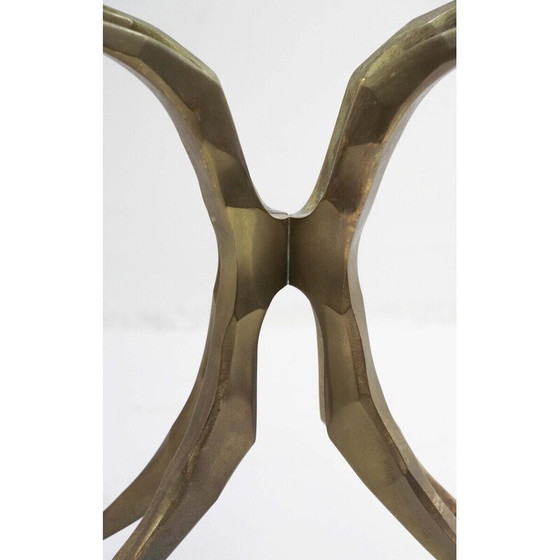 Image 1 of Paire de tables basses vintage "Hippocampus" en bronze par Willy Daro, 1970
