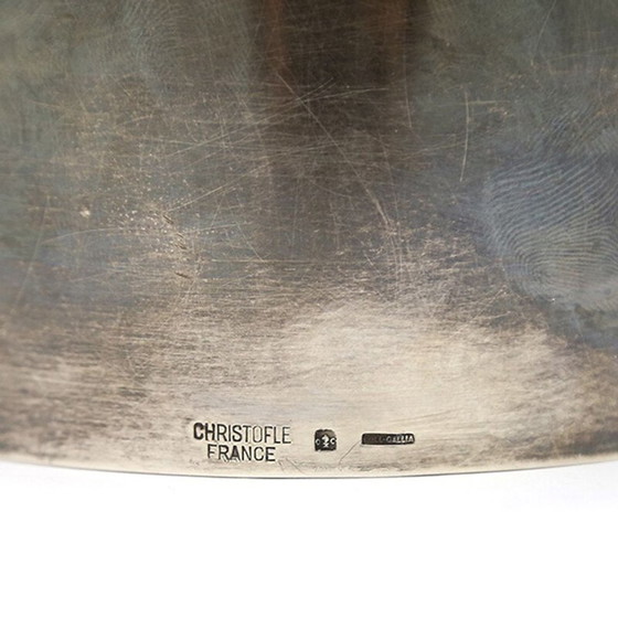 Image 1 of Chandelier vintage en bois argenté et plexiglas de Christofle, 1960