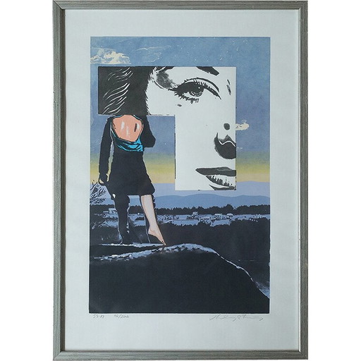 Composition vintage par Hardy Strid, années 1950