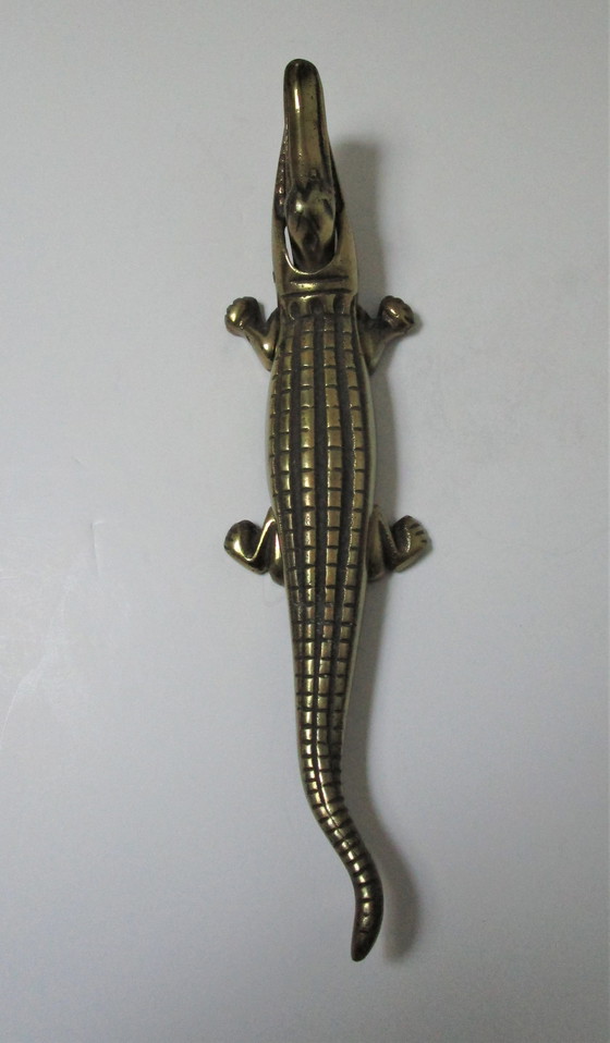 Image 1 of Casse-Noix Crocodile Xl Laiton L. 35 Cm