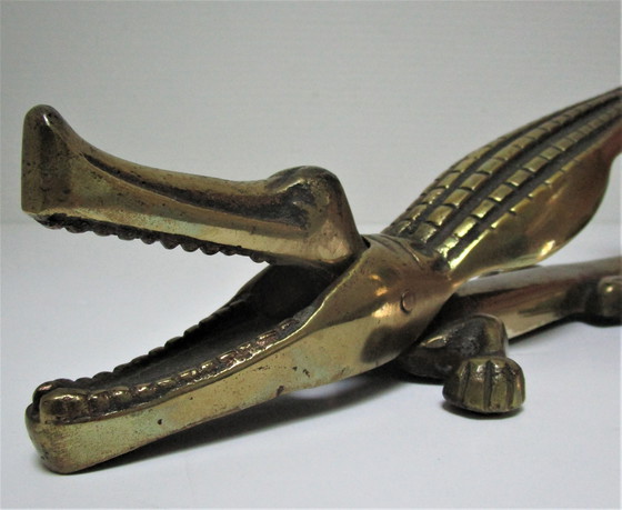 Image 1 of Casse-Noix Crocodile Xl Laiton L. 35 Cm