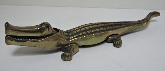 Image 1 of Casse-Noix Crocodile Xl Laiton L. 35 Cm