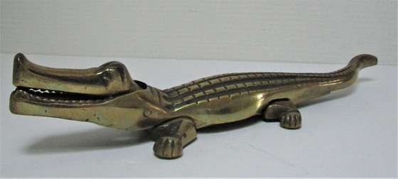 Image 1 of Casse-Noix Crocodile Xl Laiton L. 35 Cm