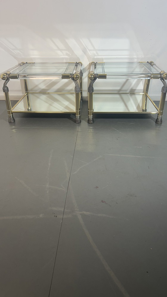 Image 1 of Set de tables d'appoint Curvasa (Espagne) '1980'