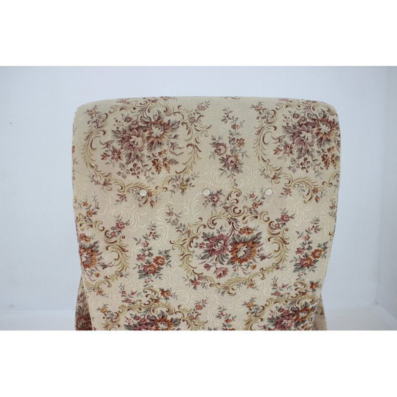 Image 1 of Fauteuil à bascule vintage avec tapisserie, Tchécoslovaquie, années 1960