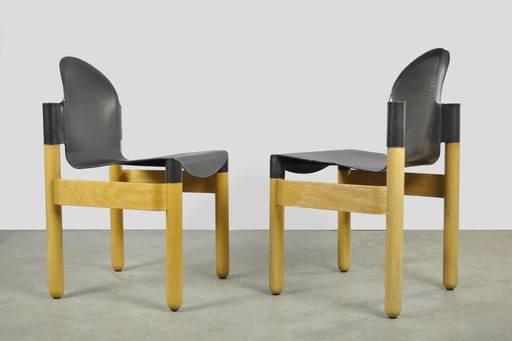 Thonet / Chaises de salle à manger en hêtre Flex 2000 (2) / Gerd Lange / 1990