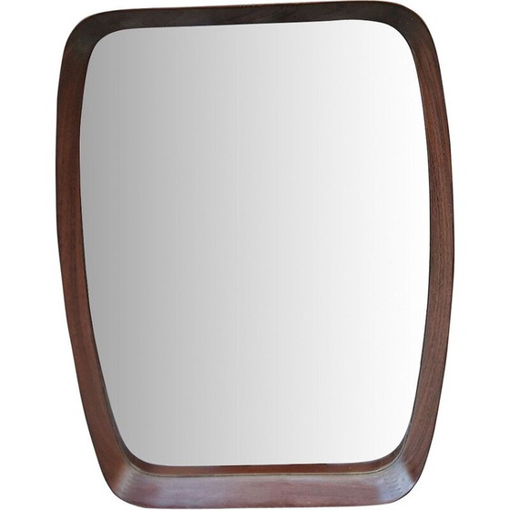 Image 1 of Miroir vintage en teck par Pendersen Hansen, Danemark années 1960