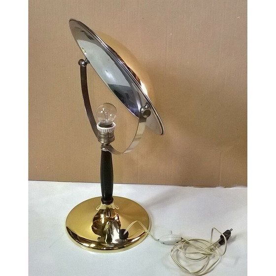 Image 1 of Lampe de table vintage en laiton par Zerowatt, 1940