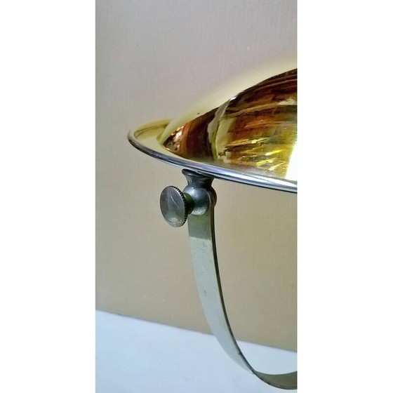Image 1 of Lampe de table vintage en laiton par Zerowatt, 1940