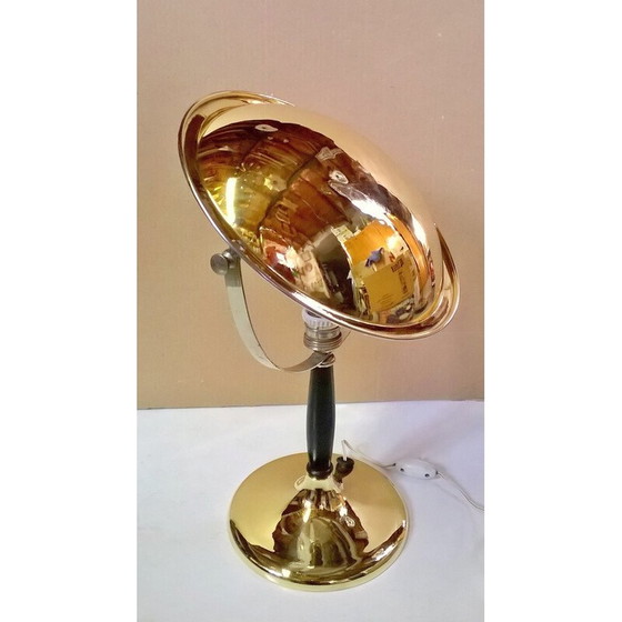 Image 1 of Lampe de table vintage en laiton par Zerowatt, 1940