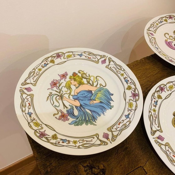 Image 1 of 6 assiettes plates vintage, France