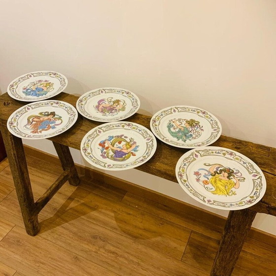 Image 1 of 6 assiettes plates vintage, France