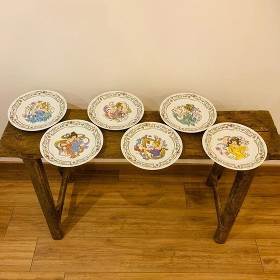 Image 1 of 6 assiettes plates vintage, France