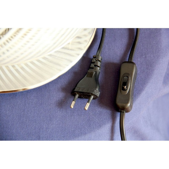 Image 1 of Lampe de table vintage en verre "dante", Italie 1960