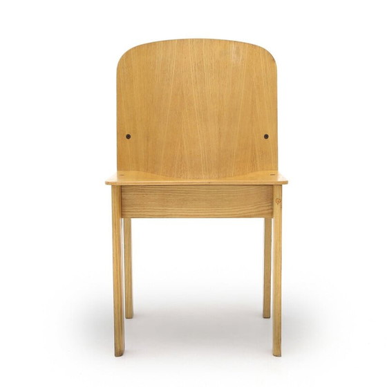 Image 1 of Chaise en bois vintage par Luca Meda pour Longoni, 1970