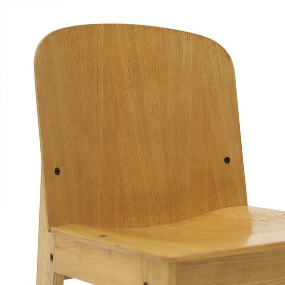 Image 1 of Chaise en bois vintage par Luca Meda pour Longoni, 1970