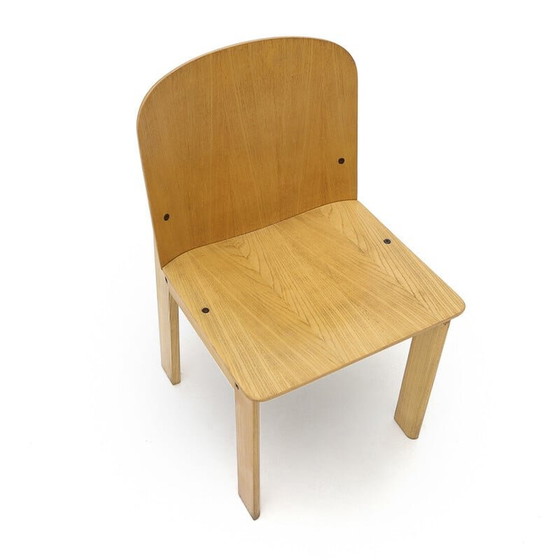 Image 1 of Chaise en bois vintage par Luca Meda pour Longoni, 1970