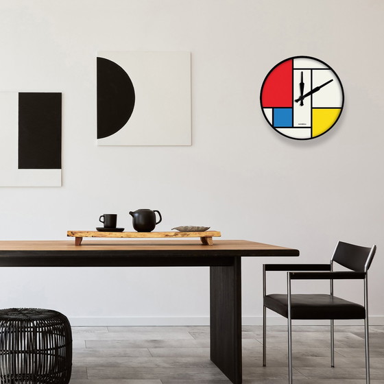 Image 1 of Cloudnola Composition Mondriaan Clock