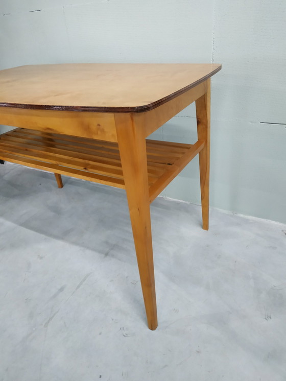 Image 1 of Table d'appoint suédoise des années 1960- table d'appoint- unité murale