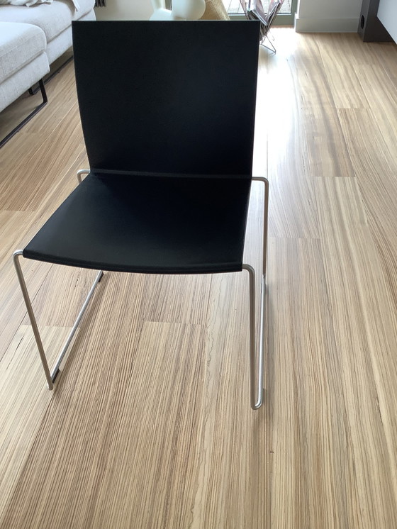 Image 1 of 6x Mdf Italia M1 Black chair