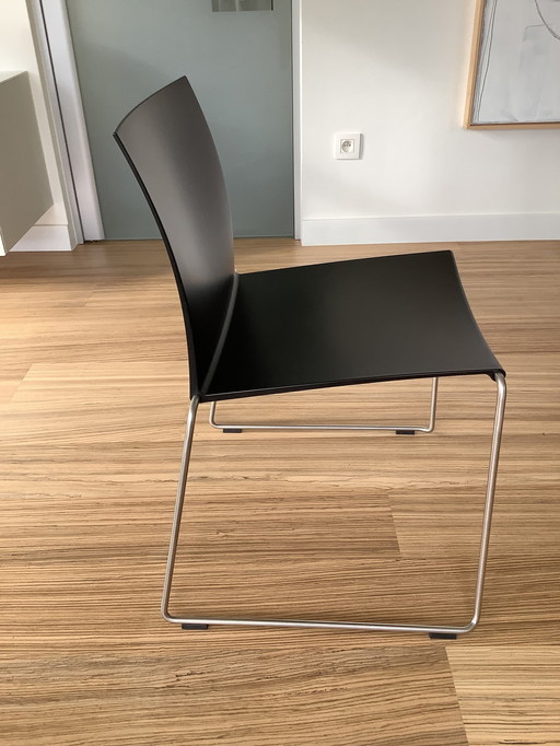 6x Mdf Italia M1 Black chair