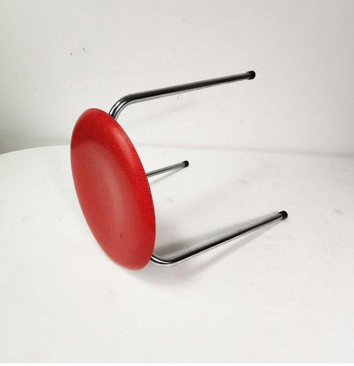 Tabouret tripode, Werzalit, Allemagne, années 1950