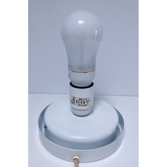 Image 1 of Lampe ovoïde vintage en verre moucheté pour Domec Luminaires, France 1970