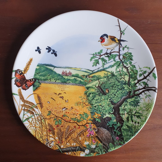 Image 1 of Wedgewood Bone China Assiettes 2 Pièces 1980