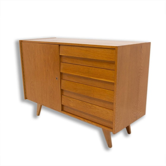 Image 1 of Commode vintage en contreplaqué et placage "U-458" par Jiri Jiroutek, Tchèque 1960