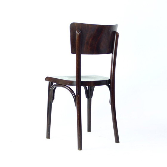 Image 1 of Chaise vintage en bois courbé et contreplaqué, Tchécoslovaquie 1950