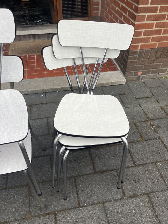 Image 1 of 7x chaises en formica