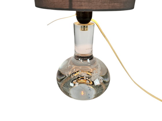 Image 1 of Verrerie de Leerdam - Floris Meydam - Cristal - Bulles d'air fermées - Pays-Bas - années 70