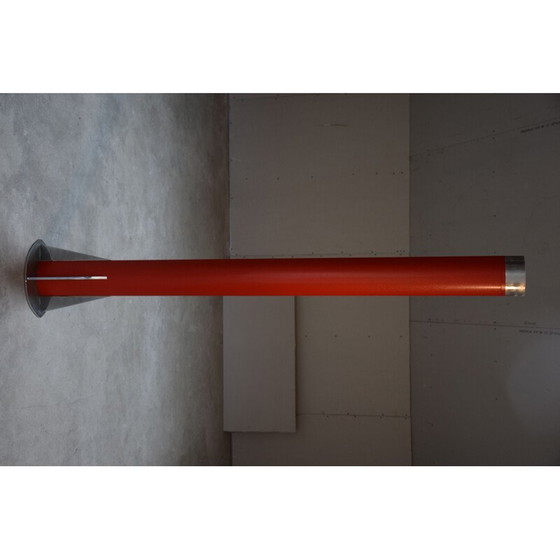 Image 1 of Lampe vintage "le Mât" rouge par Yonel Lebovici, 1981