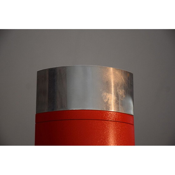 Image 1 of Lampe vintage "le Mât" rouge par Yonel Lebovici, 1981