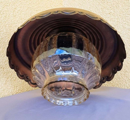 Lampe en cuivre vintage