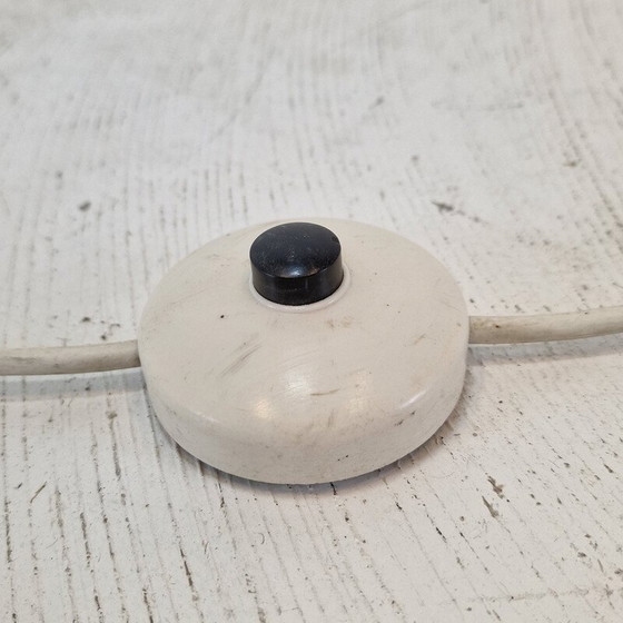 Image 1 of Lampadaire Vintage Space Age en métal et verre de lait par Kaiser Leuchten, Allemagne 1980