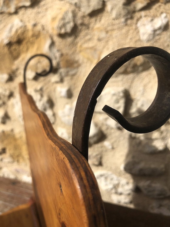 Image 1 of Porte-revues rustique vintage, 1950S