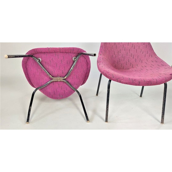 Image 1 of Paire de fauteuils vintage en coquillage de M. Navrátil, Tchécoslovaquie, années 1960
