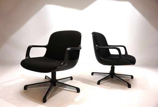 Ensemble de 2 fauteuils de salon Comforto Executive par Charles Pollock, 1960