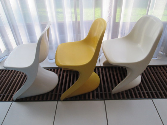 Image 1 of 3x chaises d'enfant Casalino. 1970