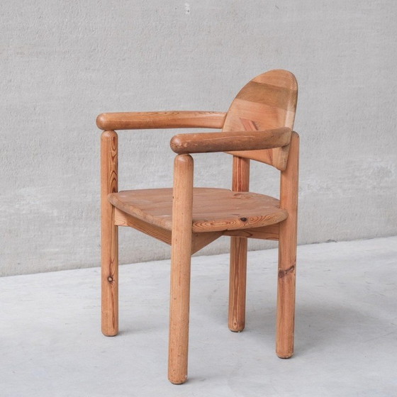 Image 1 of Fauteuil vintage en pin, Danemark 1970