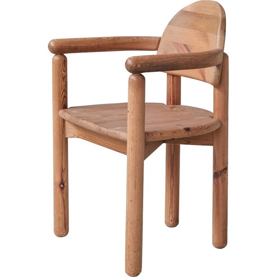 Image 1 of Fauteuil vintage en pin, Danemark 1970