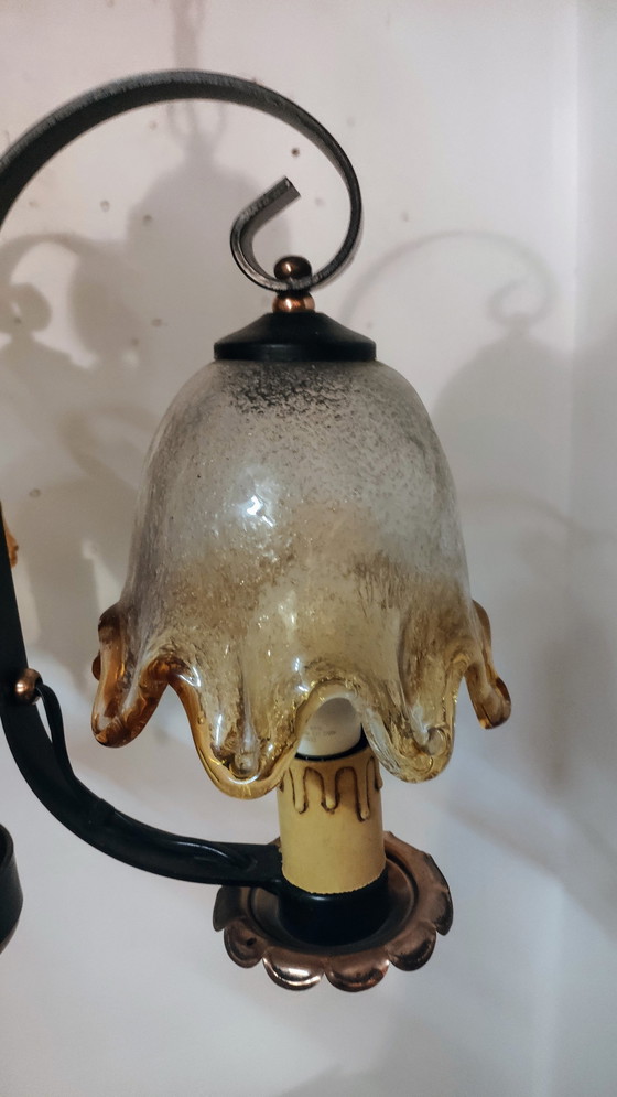 Image 1 of Lampe de Murano brutaliste