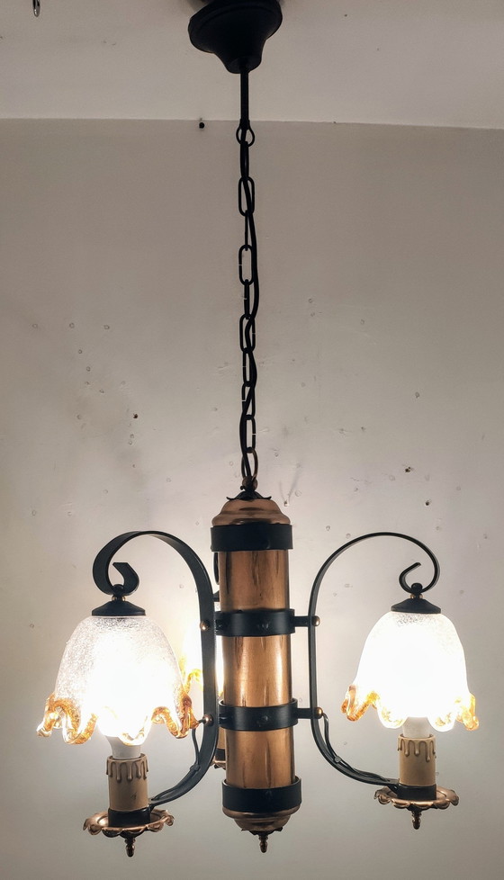 Image 1 of Lampe de Murano brutaliste