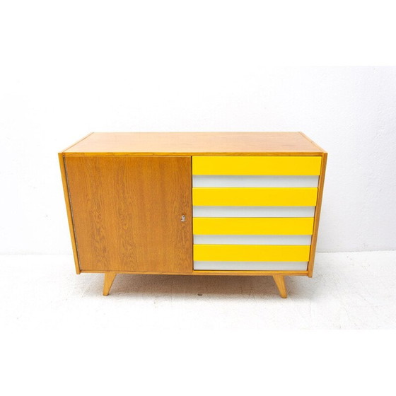 Image 1 of Commode vintage en hêtre U-458 par Jiri Jiroutek, Tchécoslovaquie 1960